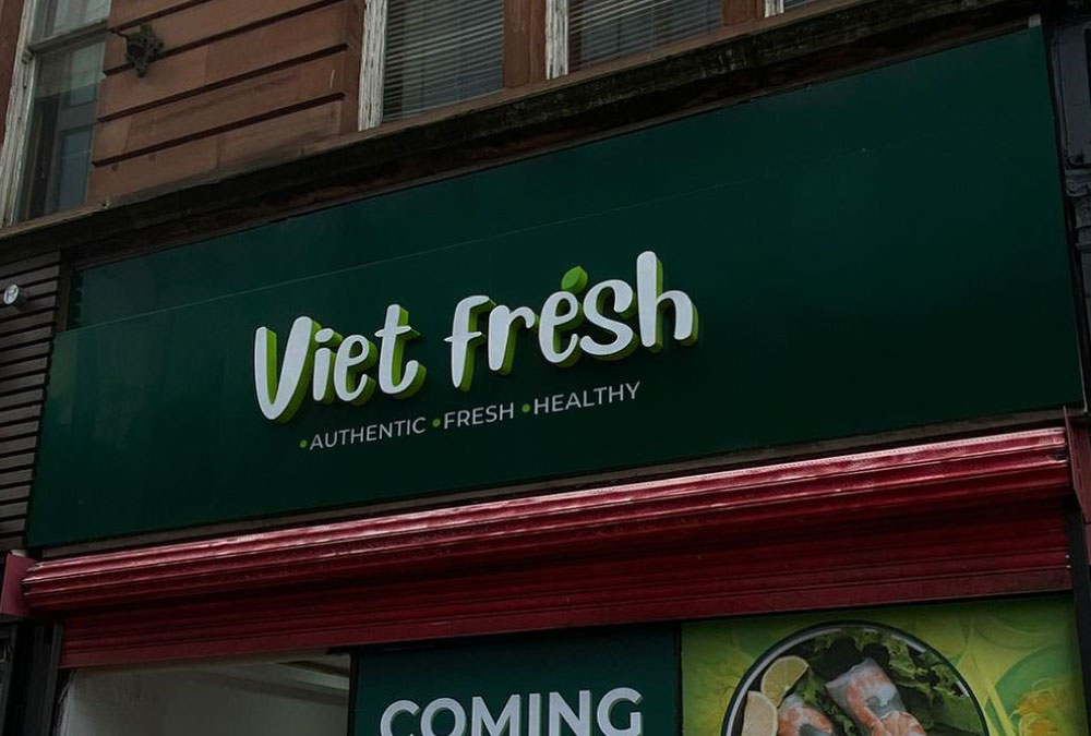 Viet Fresh Glasgow, Sign Company Glasgow, Signage Glasgow, Sign Makers Glasgow