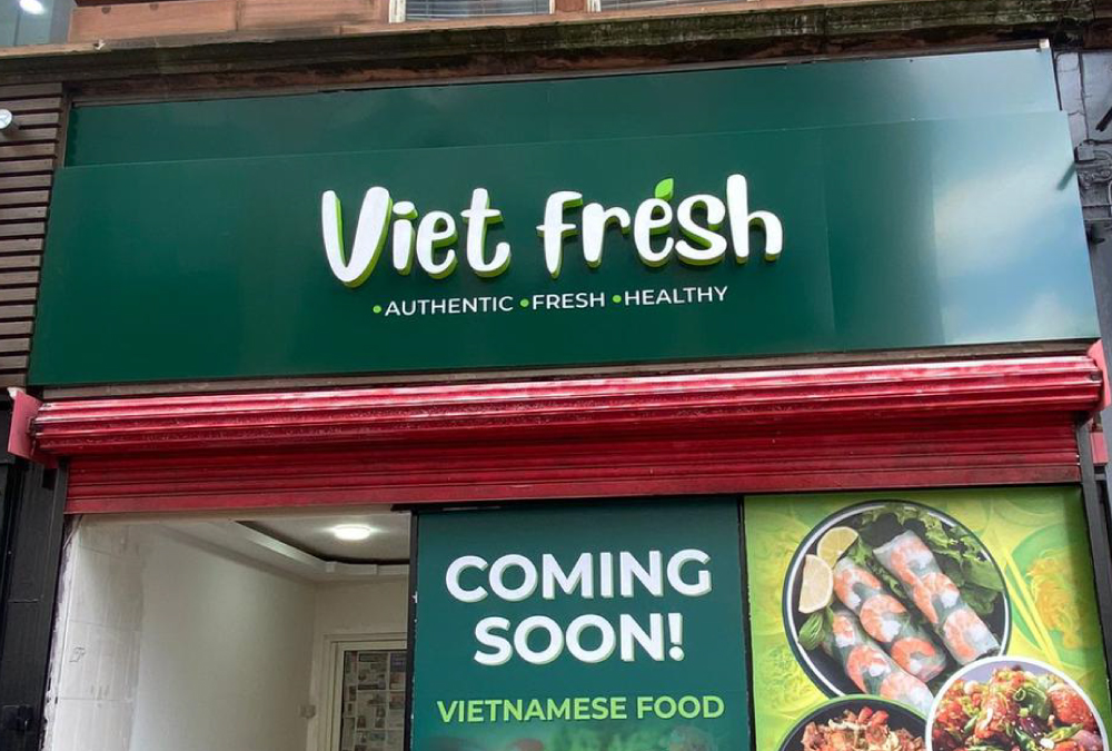 Sign Companies Glasgow, Viet Fresh New Signage Glasgow, Sign Makers Glasgow, Windows Graphics Glasgow