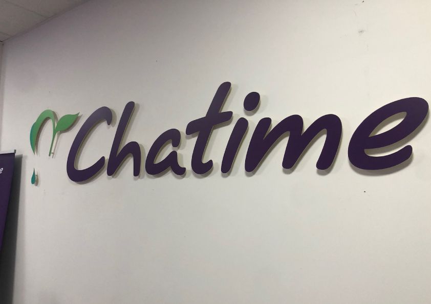 Chatime 3D Letters Glasgow, 3d built up letters Glasgow, signs Glasgow, Sign Makers Glasgow, Signage Glasgow, Signage Company Glasgow, Lanarkshire, Edinburgh