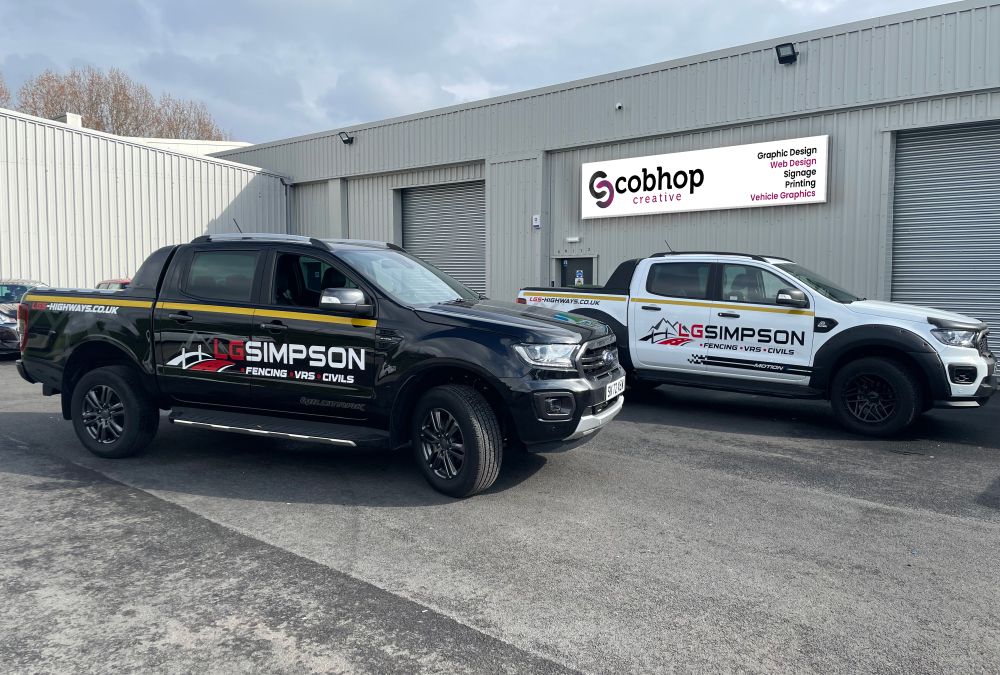 Vehicle Graphics Glasgow, Coatbridge, Lanarkshire, Edinburgh Signage Glasgow Sign Company LG Simpson