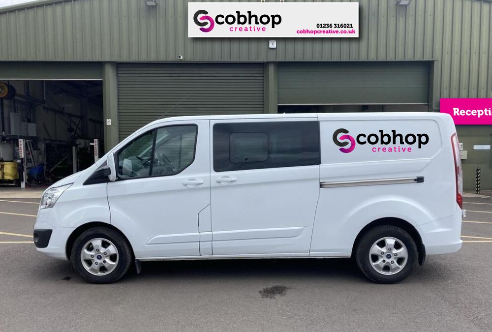 Van Graphics Glasgow, Coatbridge, Airdrie, Vehicle Graphics Coatbridge, Airdrie, Glasgow, Truck Vehicle Graphics Coatbridge, Airdrie, Glasgow Cobhop Creative Van Graphics